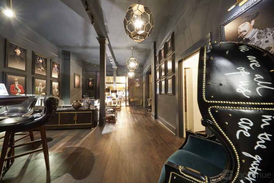 Main Floor Lounge at The Academy in Mission Dolores, San Francisco, CA