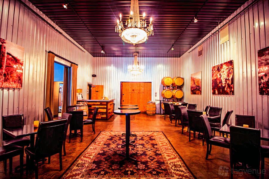 Barrel Room at Times Ten Cellars in Lakewood, Dallas, TX