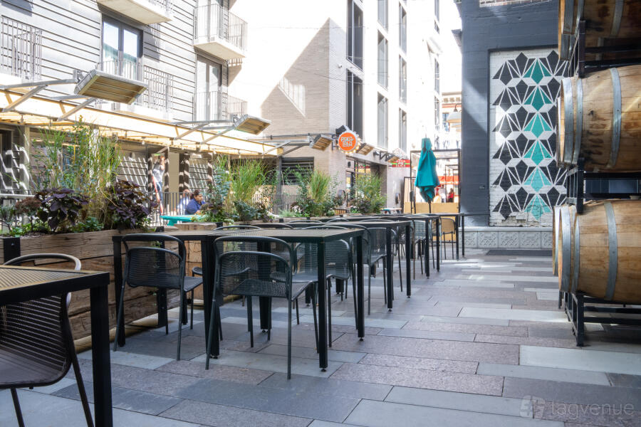 Outside Patio at Blanchard Family Wines in Lo-Do, Denver, CO